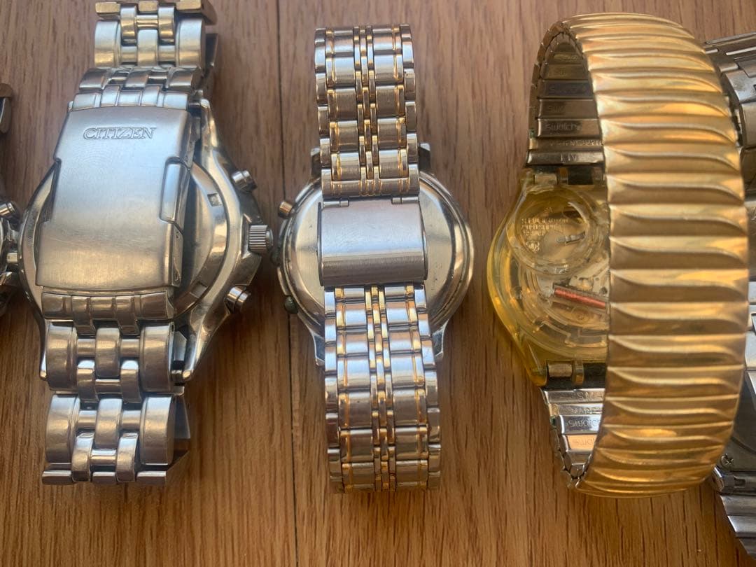 SEIKO CITIZEN CASIO ジャンク腕時計8点セット　値下げOK