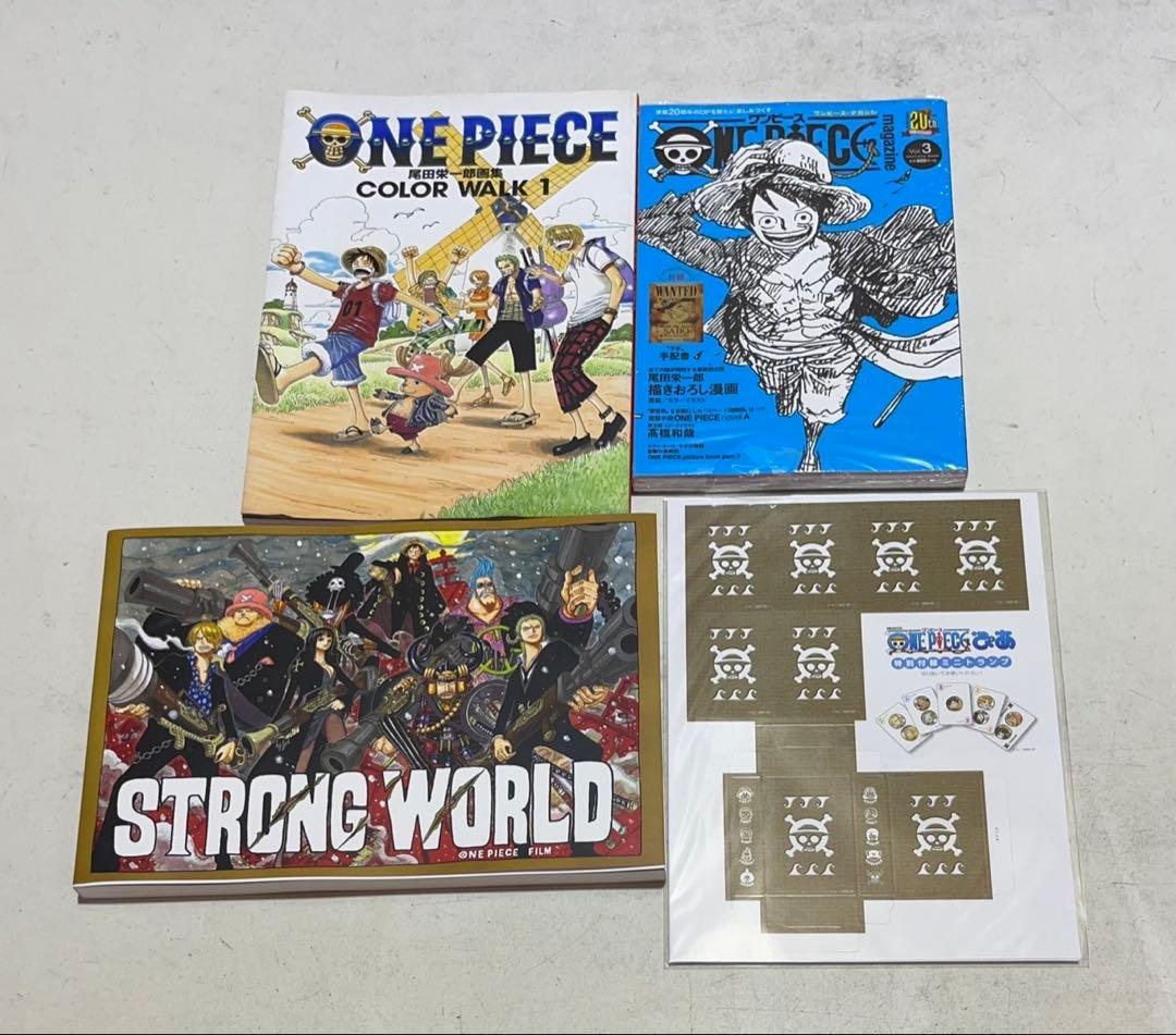 ONE PIECE ワンピース 最新刊全巻 1～112巻セット+大量おまけ付き！