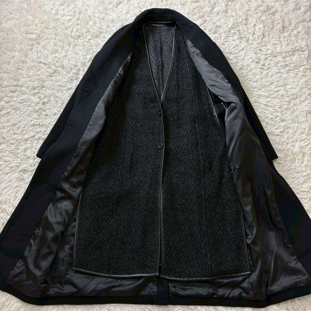 美品】MAISON SPECIAL レイヤードジレコート 黒