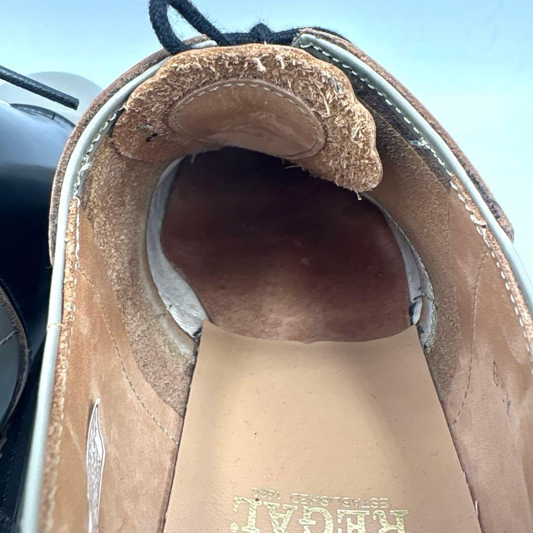 リーガル REGAL サドルシューズ【25cm】ブラック グレー2051