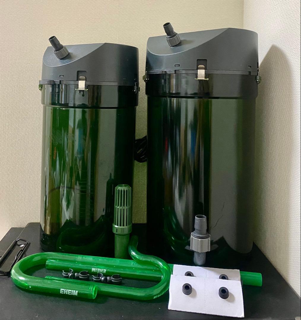 M*U様 【美品】エーハイム2217＊エーハイム2215サブフィルターセット／E EHEIM（エーハイム） 外部フィルター サブフィルター 2215＋ダブル
