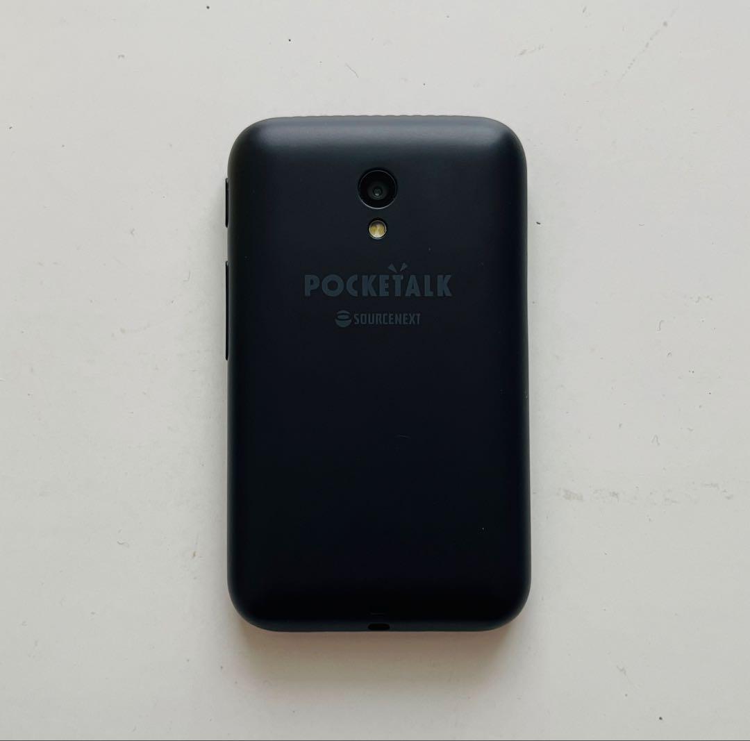 POCKETALK S 黒 内蔵SIM2027年10月まで ポケト ク ポケトーク (ポケトーク)