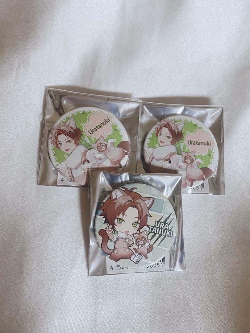 浦島坂田幽霊船ハロパ2023 うらたぬきメイン等身缶バッジ - メルカリ