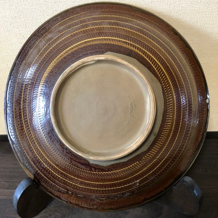 小鹿田焼(おんたやき) 【重要無形文化財】大皿　40センチ