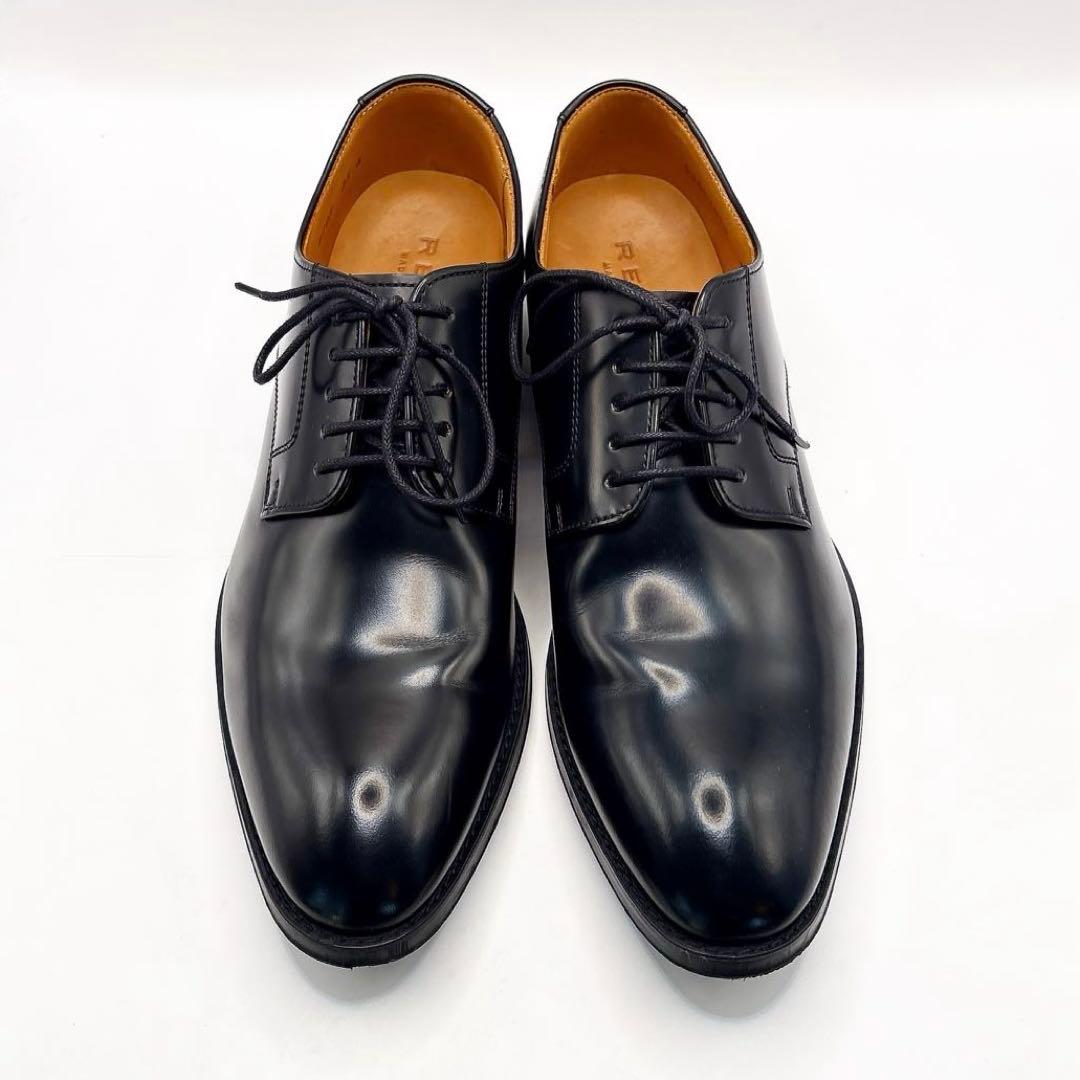 【美品】リーガル　ビジネスシューズ　810R プレーントゥ　ブラック　25