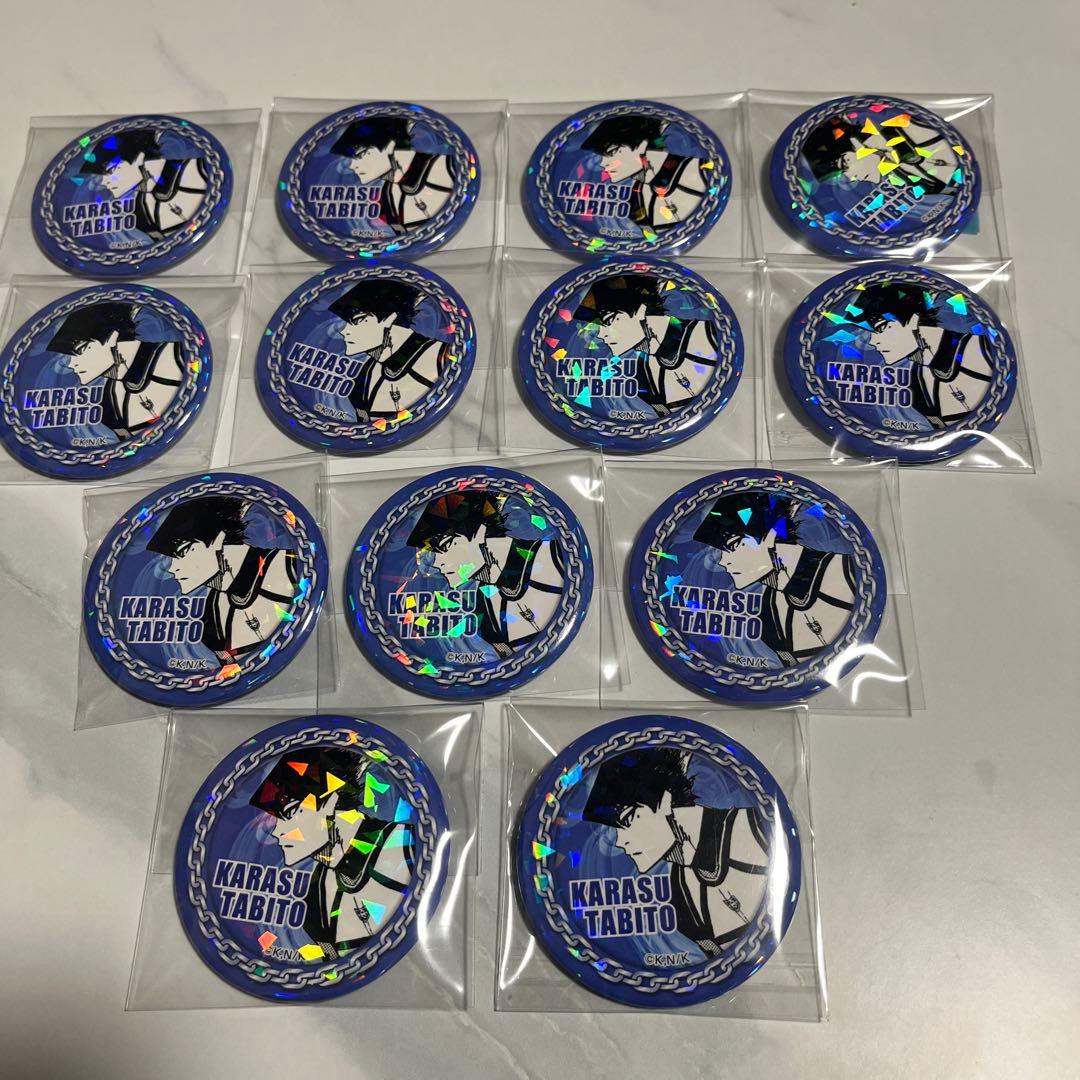 ブルーロック ブルロ 烏 旅人 ホログラム 缶バッジ - メルカリ