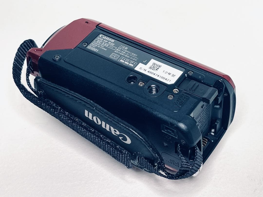 【中古】Canon キヤノン iVIS HF R32 レッド Wi-Fi カメラ