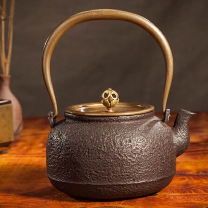 YZ 鉄器 急須 伝統工芸 手作り 鉄分補給 鉄瓶　012