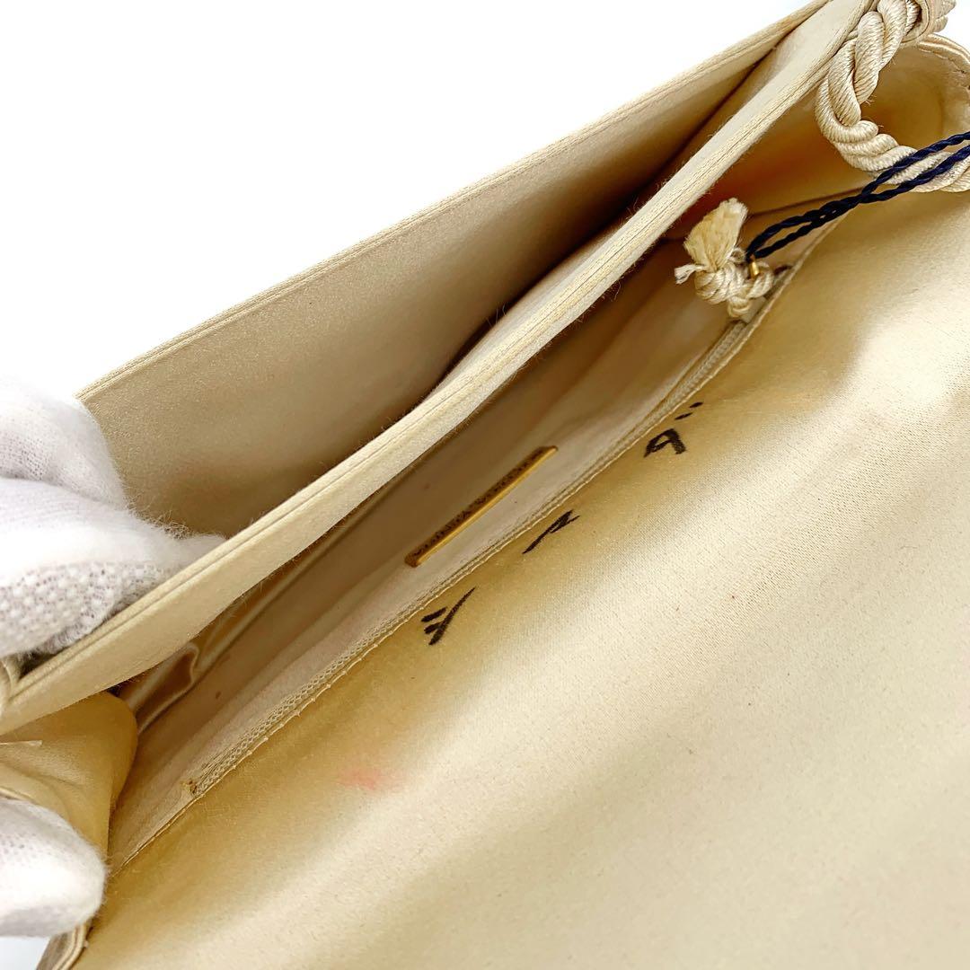 【美品】ボッテガヴェネタ ショルダーバッグ タッセル サテン