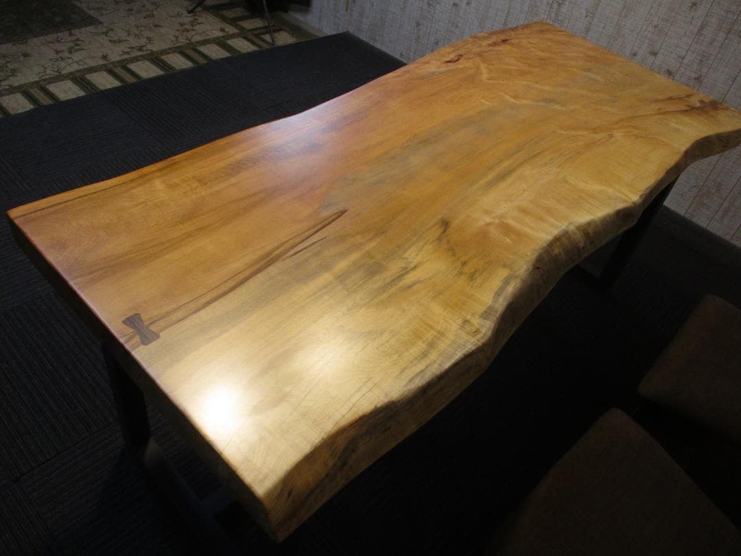 せ*き様 # 1194■　専用　栃　トチ　テーブル　　ダイニング　座卓　一枚板