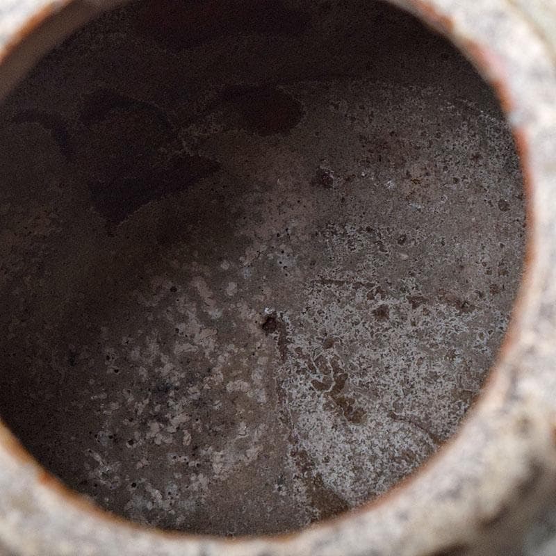 タイ古陶磁 スンコロク 宋胡録 油壷 双耳壷 時代箱 V R8851