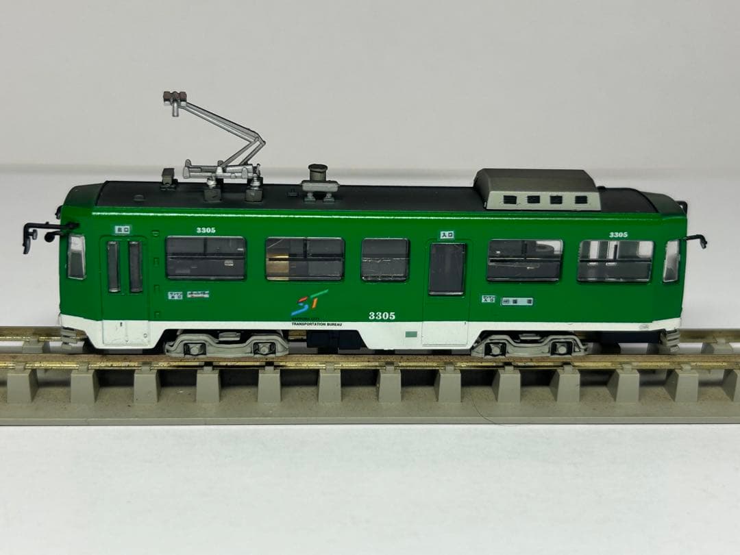 フジミ模型 札幌市電 3300形 N化完成品