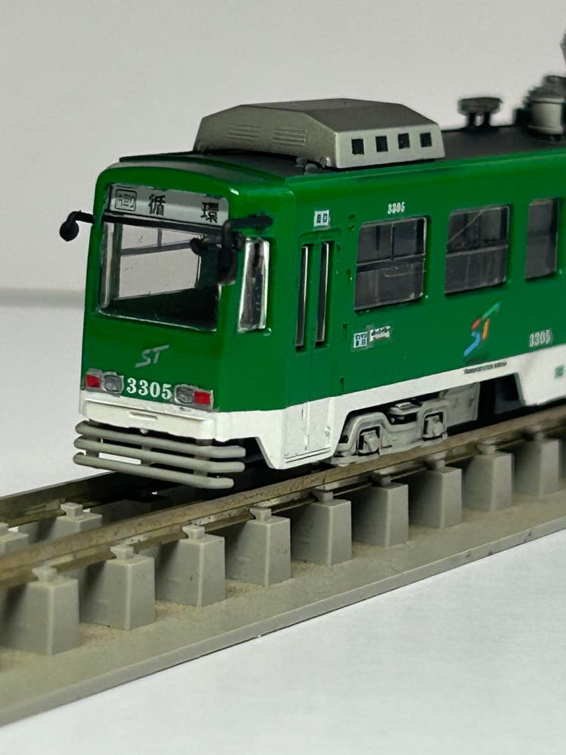 フジミ模型 札幌市電 3300形 N化完成品