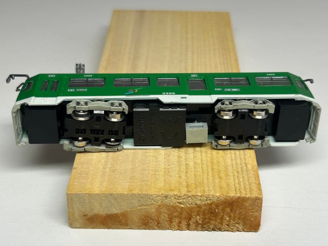 フジミ模型 札幌市電 3300形 N化完成品