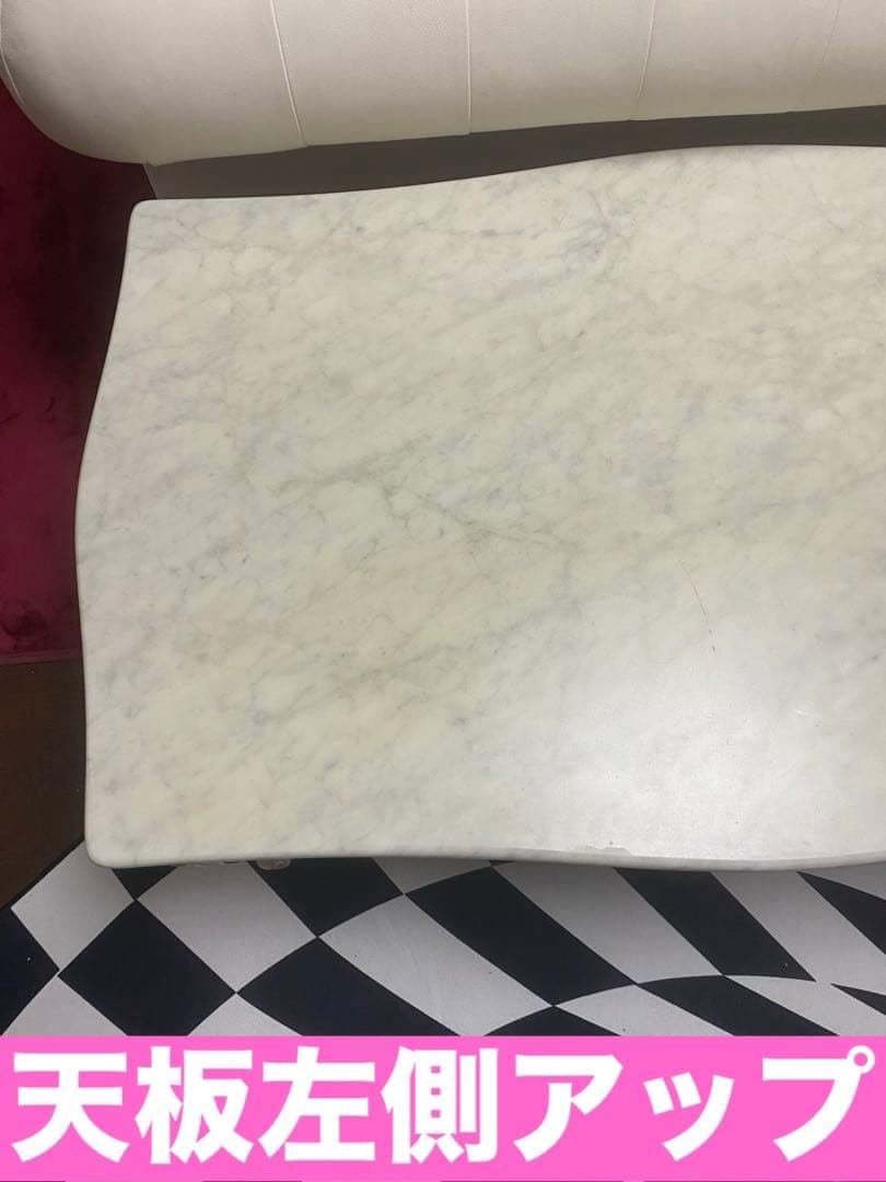 希少 ロココ♡ヴィンテージ♦️猫脚 彫刻 大理石天板 テーブル