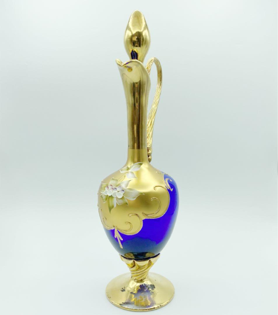 高さ36cm 加藤舜陶（県重要無形文化財）釉彩印花花入 M36