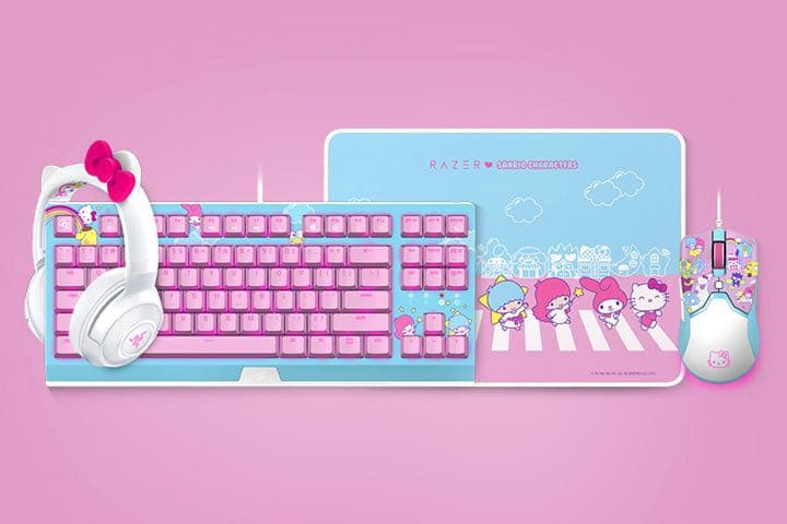 オファー 【マウス・キーボードセット】RAZER サンリオコラボ ハロー