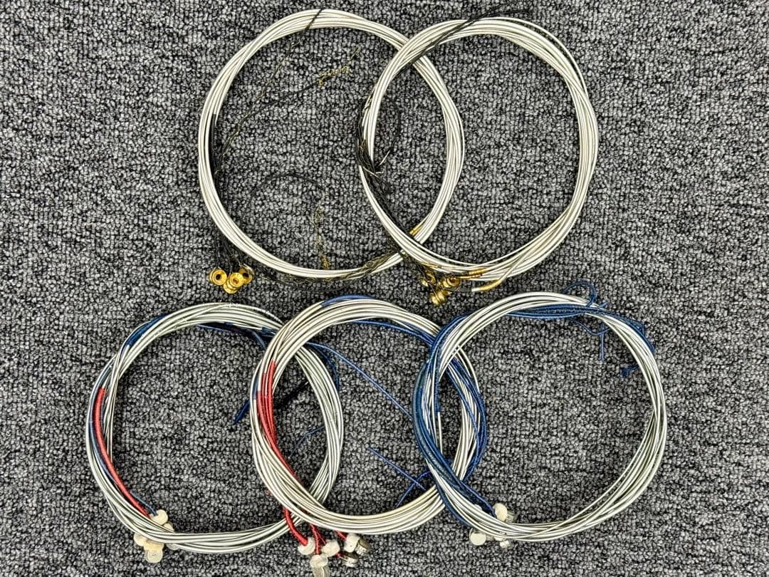 【中古品】ウッドベース（コントラバス）弦 まとめて35セットとバラ8本！