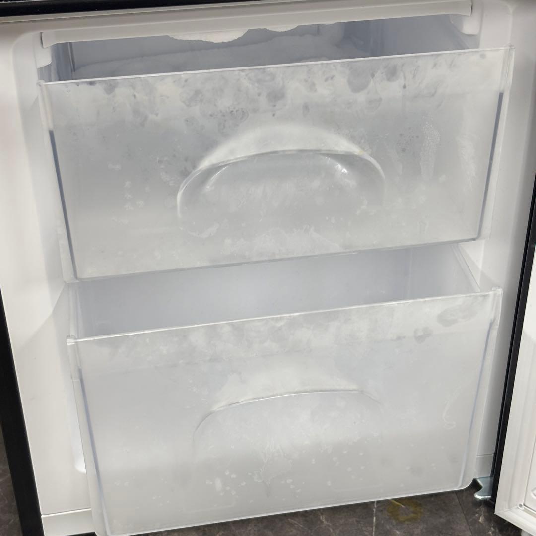 関東送料無料 設置対応 2022 ニトリ 2ドア 106L NTR-106BK