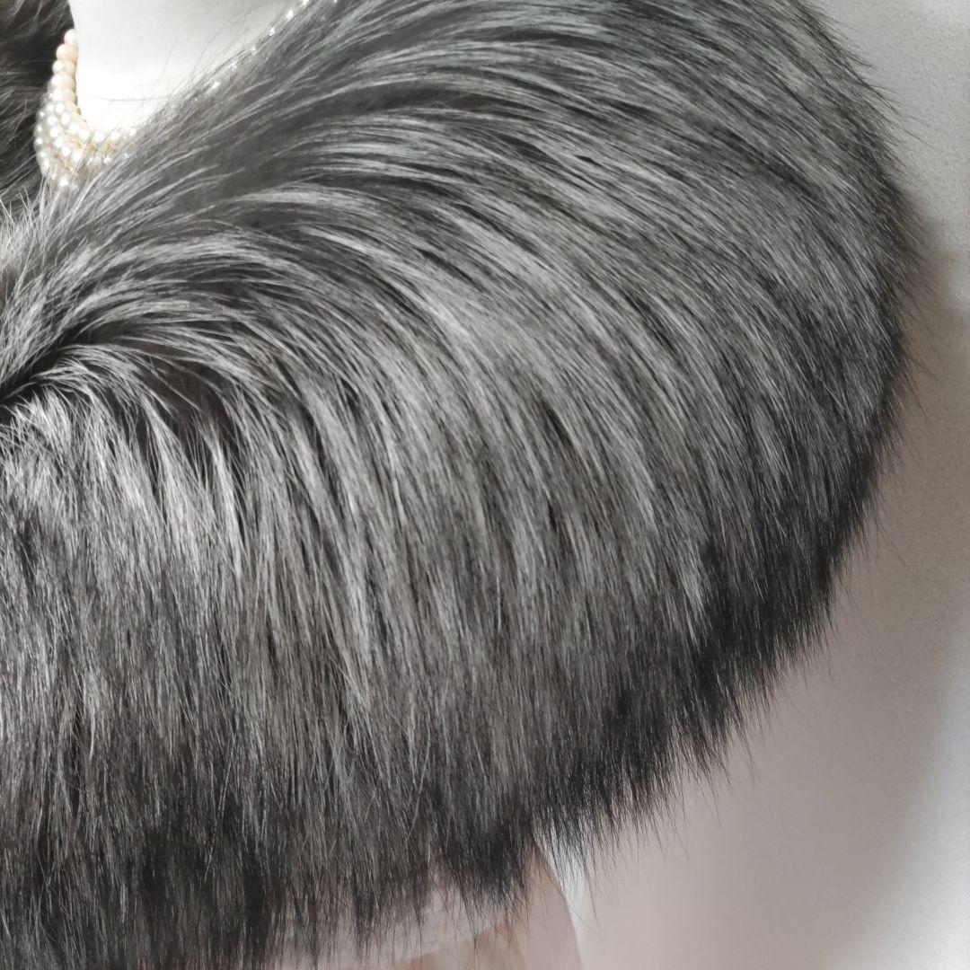 サガフォックス SAGA FOX 新品タグつき シルバーFOX 成人式ショール