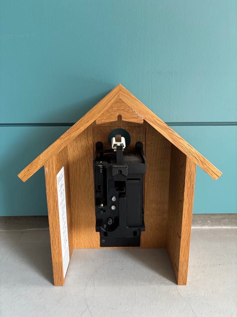 無印良品　鳩時計　掛置時計・クリ材