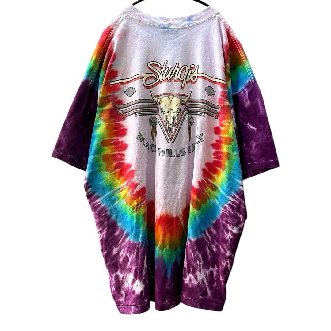 1990 Harley-Davidson 総柄Tシャツ レア XXXL ハーレーダビッドソン