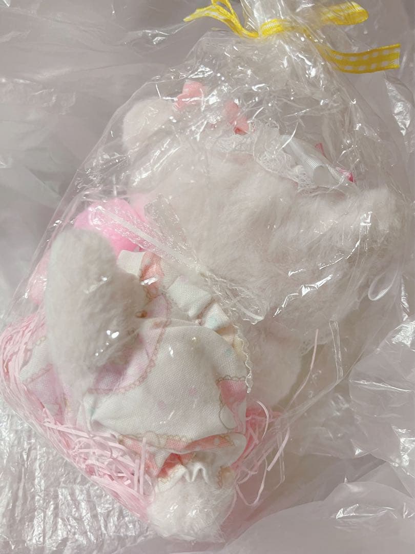 サンリオ pream 作家 フェルト テディベア ハンドメンド ぬいぐるみ ねこ