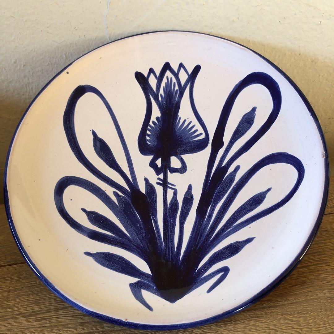 ロベール・ピコ　チューリップハンドペイント　プレート ロベール・ピコ チューリップハンドペイント プレート ロベール・ピコ