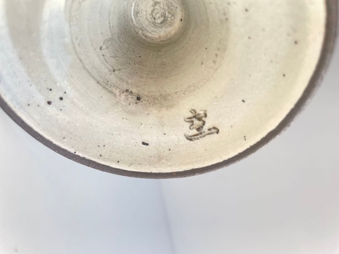 ゴブレット 白磁 作家 中里隆 唐津 粉引き 民藝 陶器