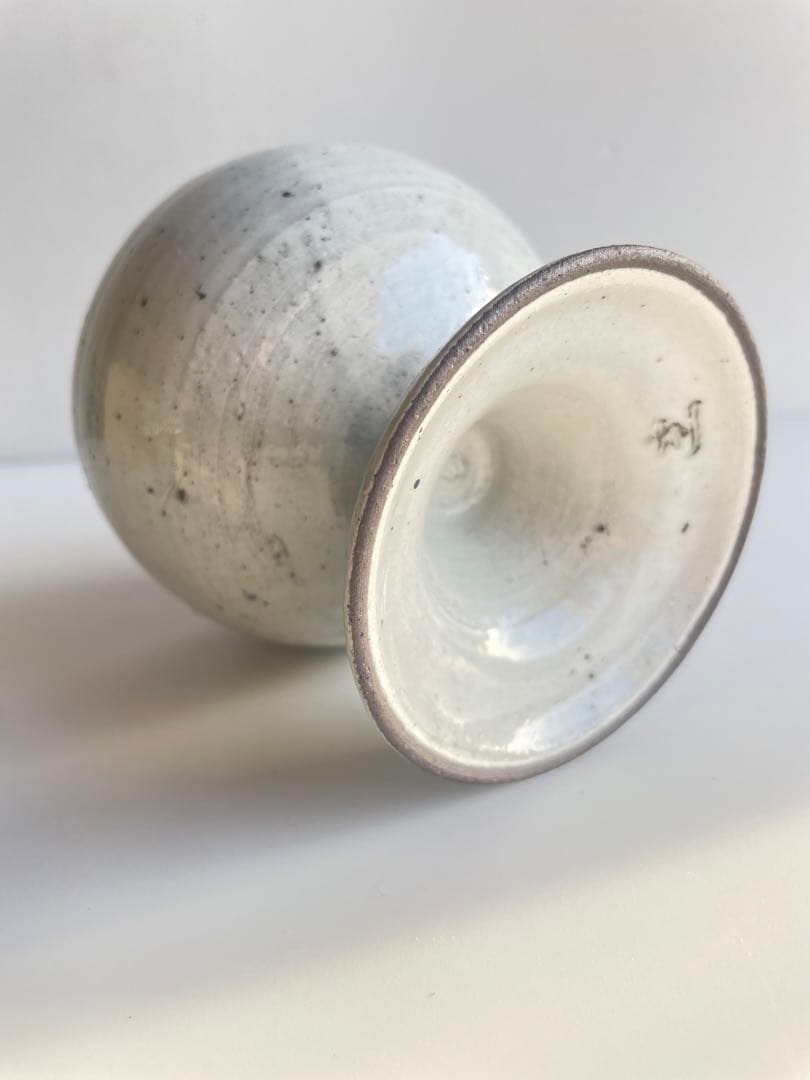 ゴブレット 白磁 作家 中里隆 唐津 粉引き 民藝 陶器