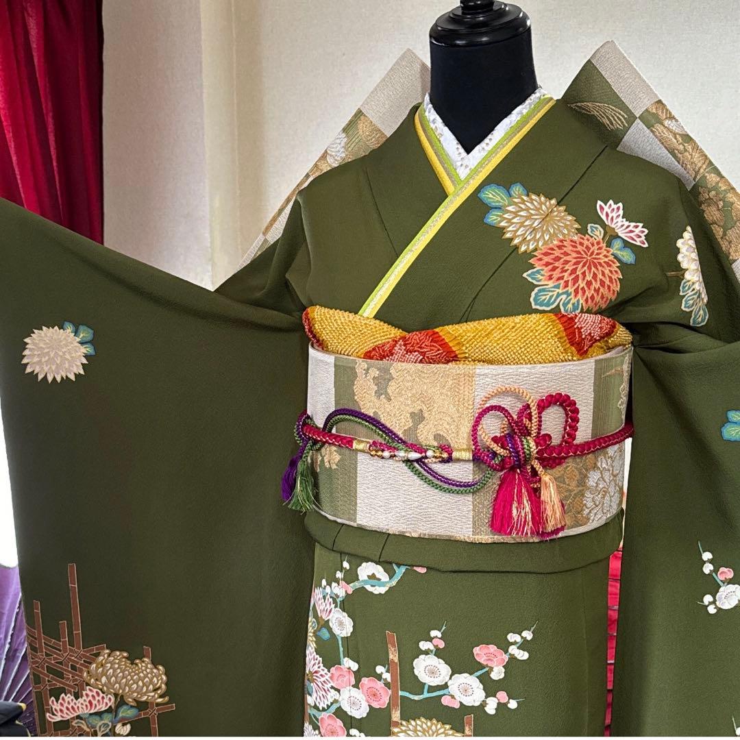 振袖フルセット豪華絢爛からし