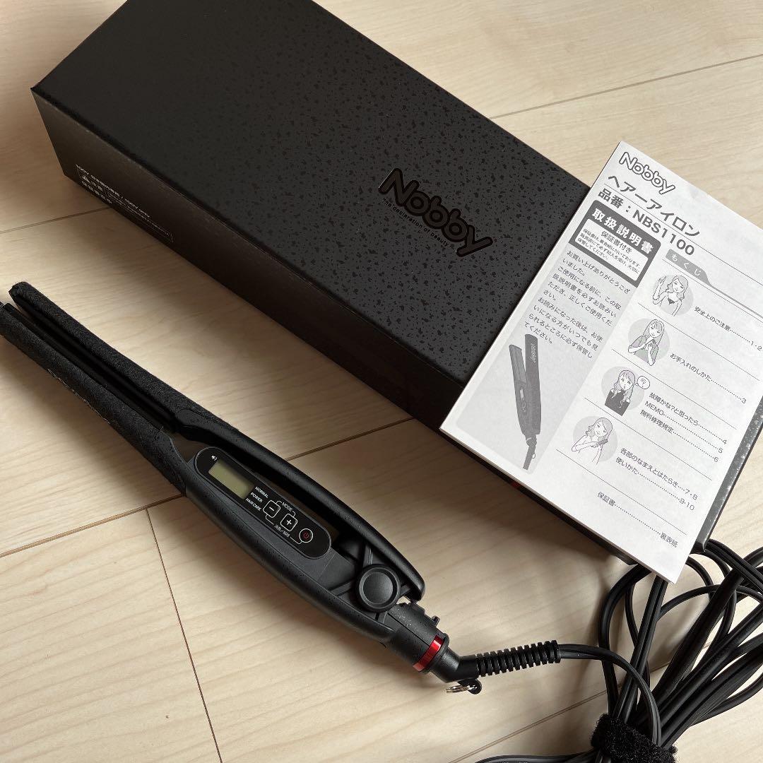 Nobby ノビー ヘアーアイロン NBS1200 ｜ストレートアイロン NBS1100が
