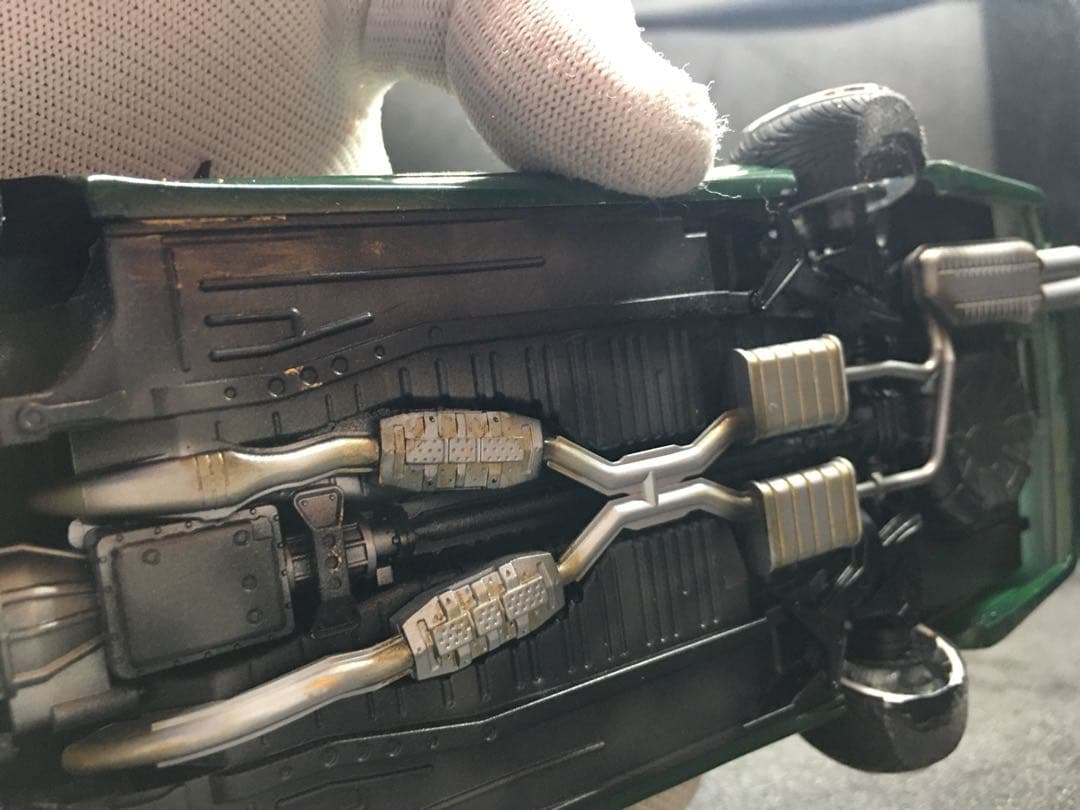 旧車VIPカープラモデル完成品1／２４アオシマ２３シーマ