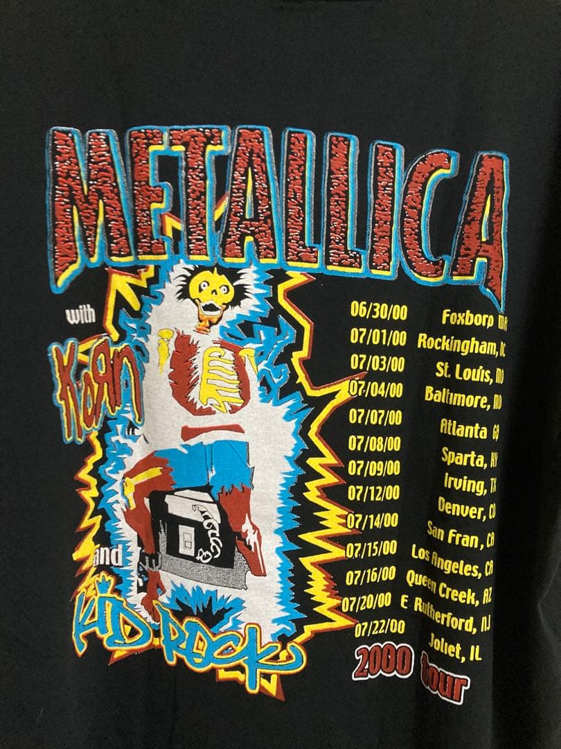 希少◎METALLICA PUSHEAD 2000 Tシャツ ブート XL
