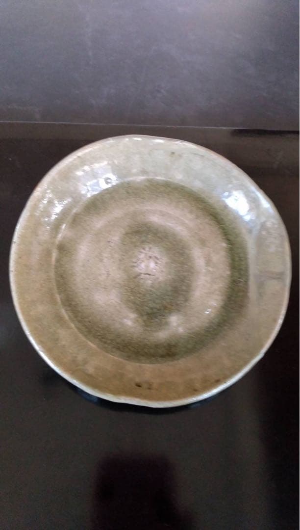 古唐津　青唐津　古美術　古道具　平盃　皿　平向付