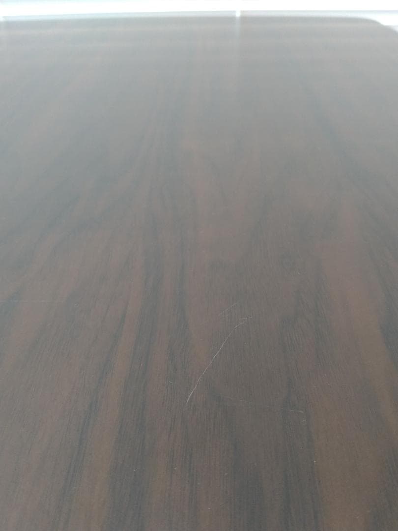 折りたたみ式ダイニングテーブル ダークブラウン USED