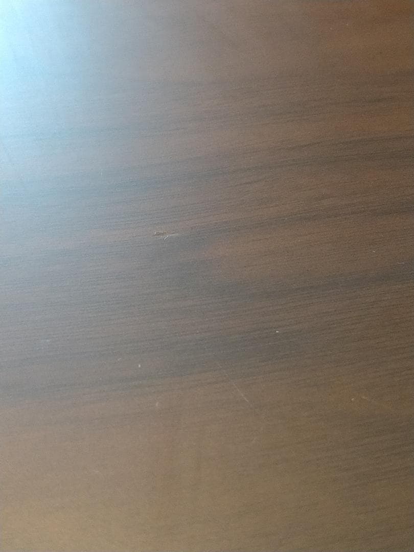 折りたたみ式ダイニングテーブル ダークブラウン USED