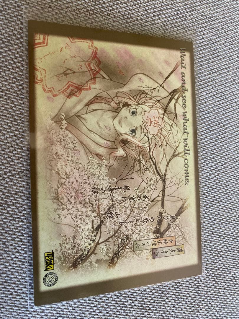 ビックリマンDXシールとそのシールの発送遅延ハガキ