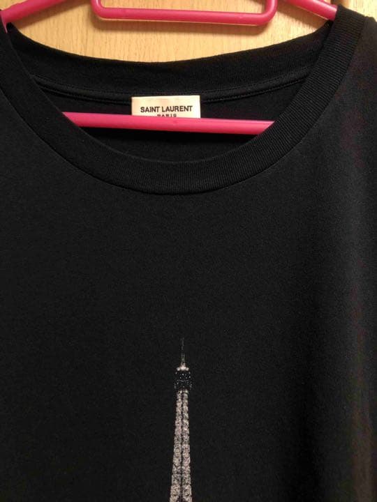 正規 19SS Saint Laurent サンローラン エッフェル塔 Tシャツ