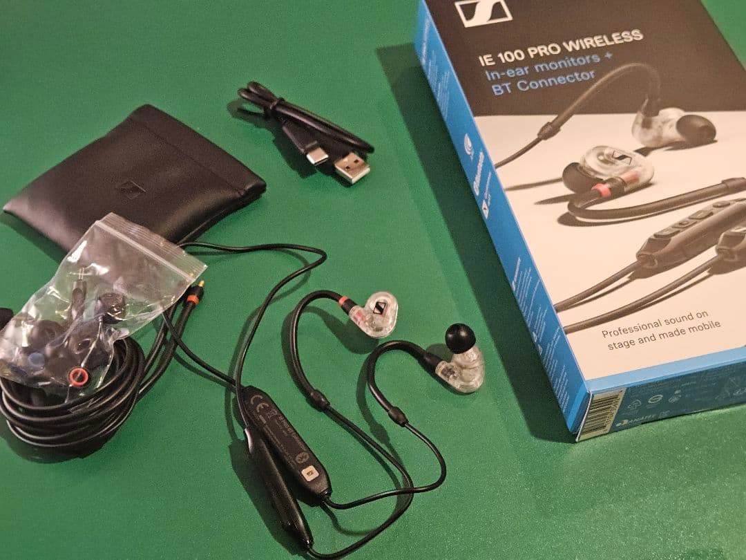 sennheiser ie100 pro wireless 無線　イヤホン Amazon.co.jp: Sennheiser ゼンハイザー IE 100 PRO WIRELESS RED プロ