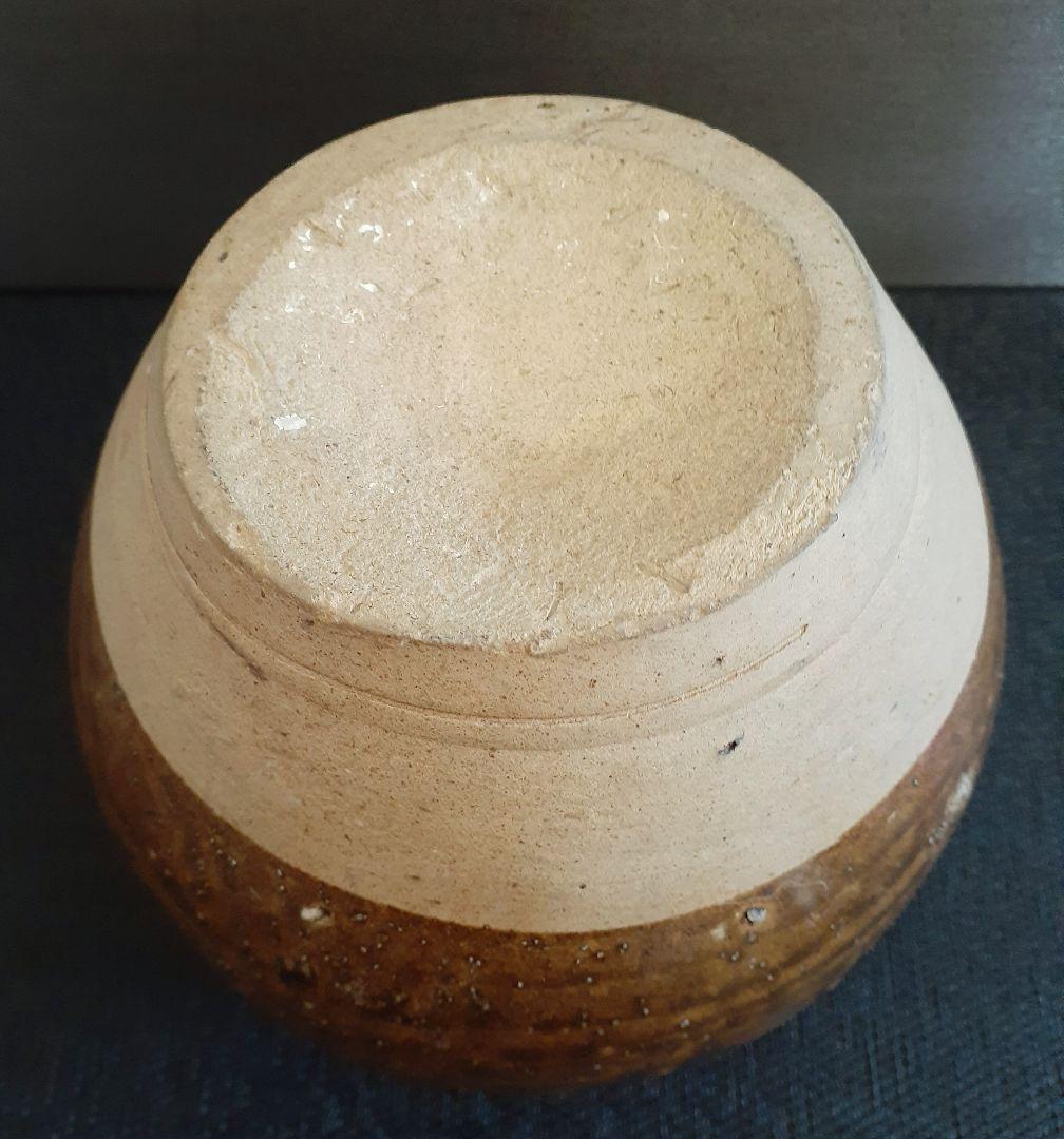 17～18世紀頃 【宋胡録】 鉄釉 南方系 四耳壺 四耳