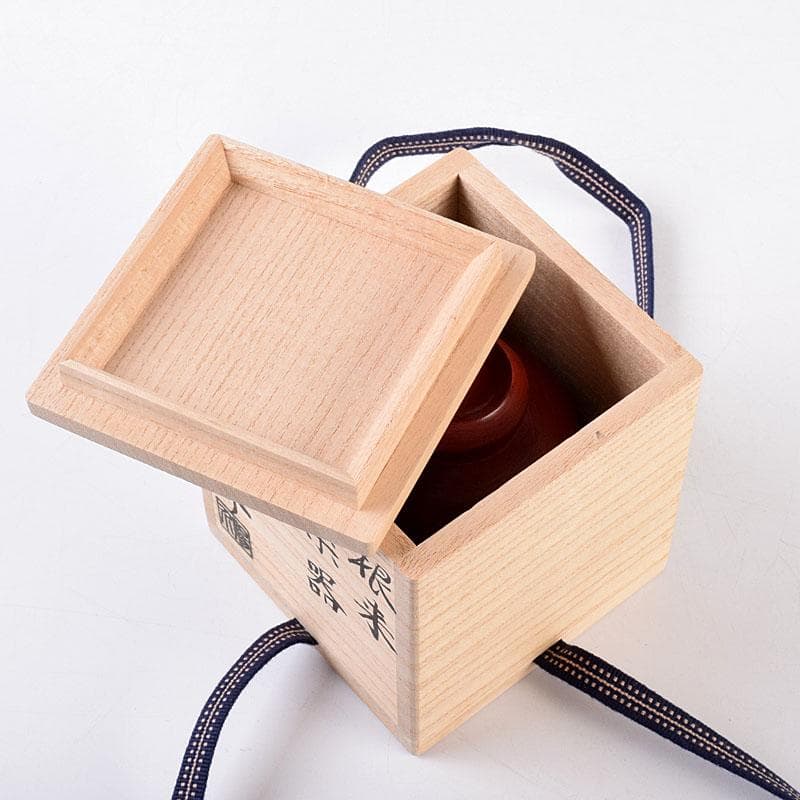 茶道具 根来塗 夏目陽介作 薬器 共箱 V 8479