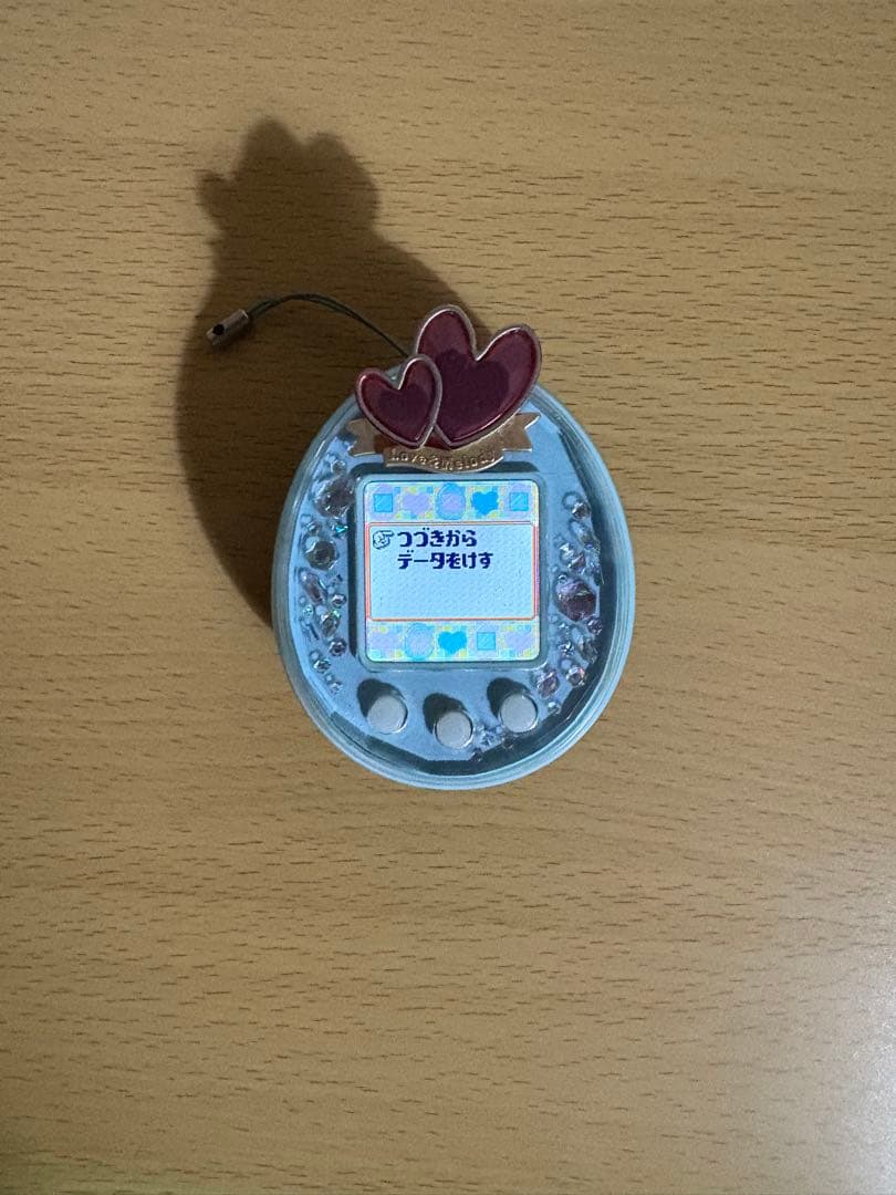 たまごっちピース　ブルー水色　デコピアス　ラブメロディー　動作確認済み