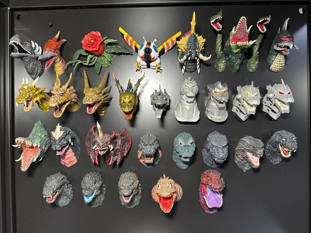 一番くじ ゴジラ モンスターヘッドマグネット シン・ゴジラ等まとめ売り