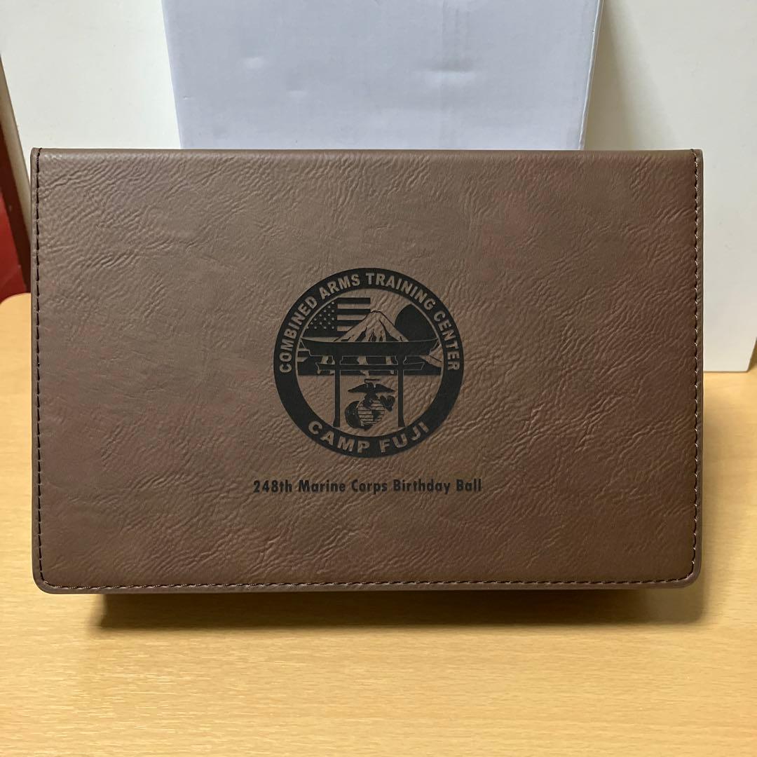 アメリカ海兵隊　創立記念周年式典　冊子　ケース付　アルコール用フラスコ