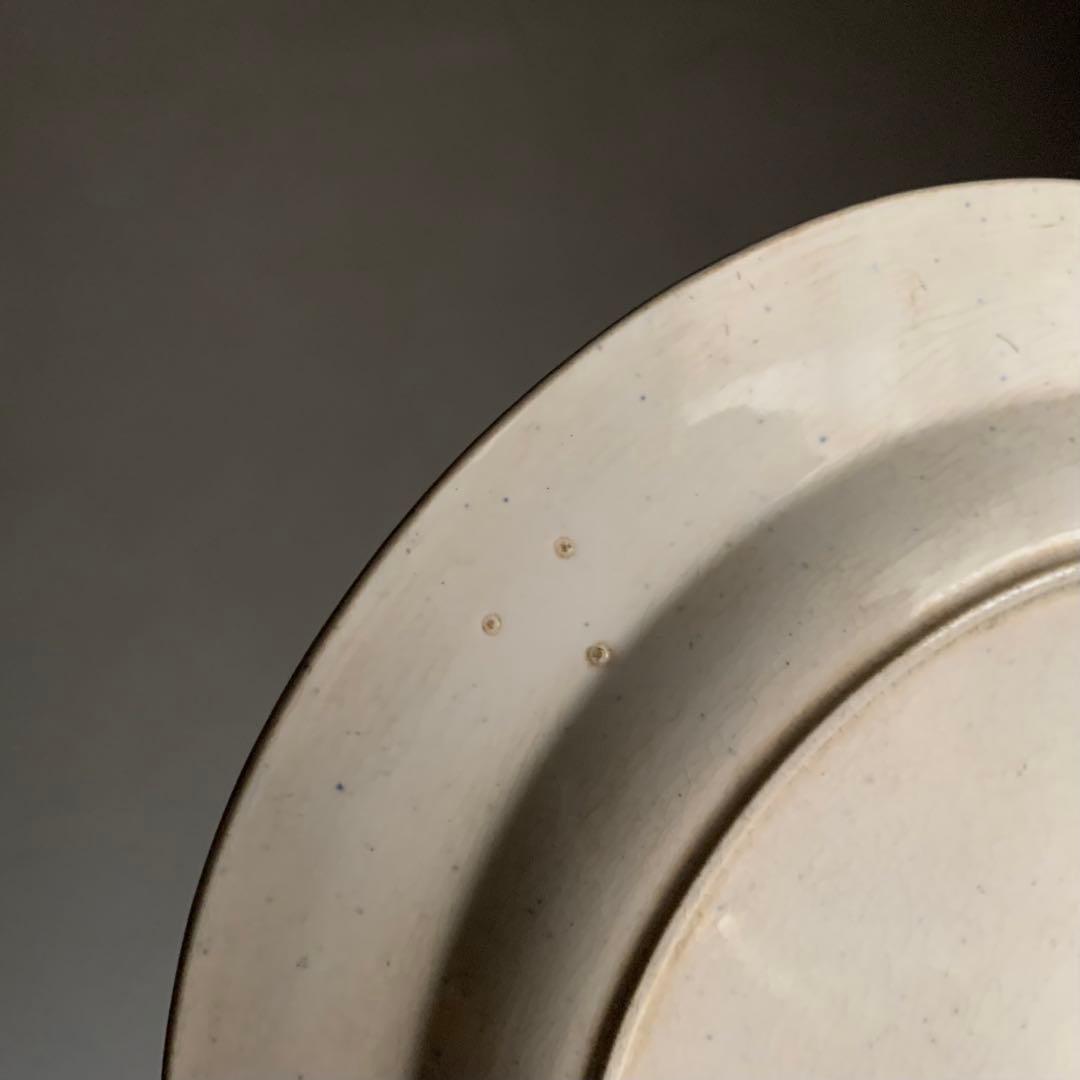 銅板転写 プレート 皿 中皿 古道具 アンティーク ブロカント