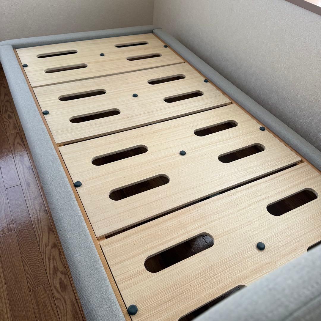 コアラマットレス　シングルベッドフレーム 木製スラット