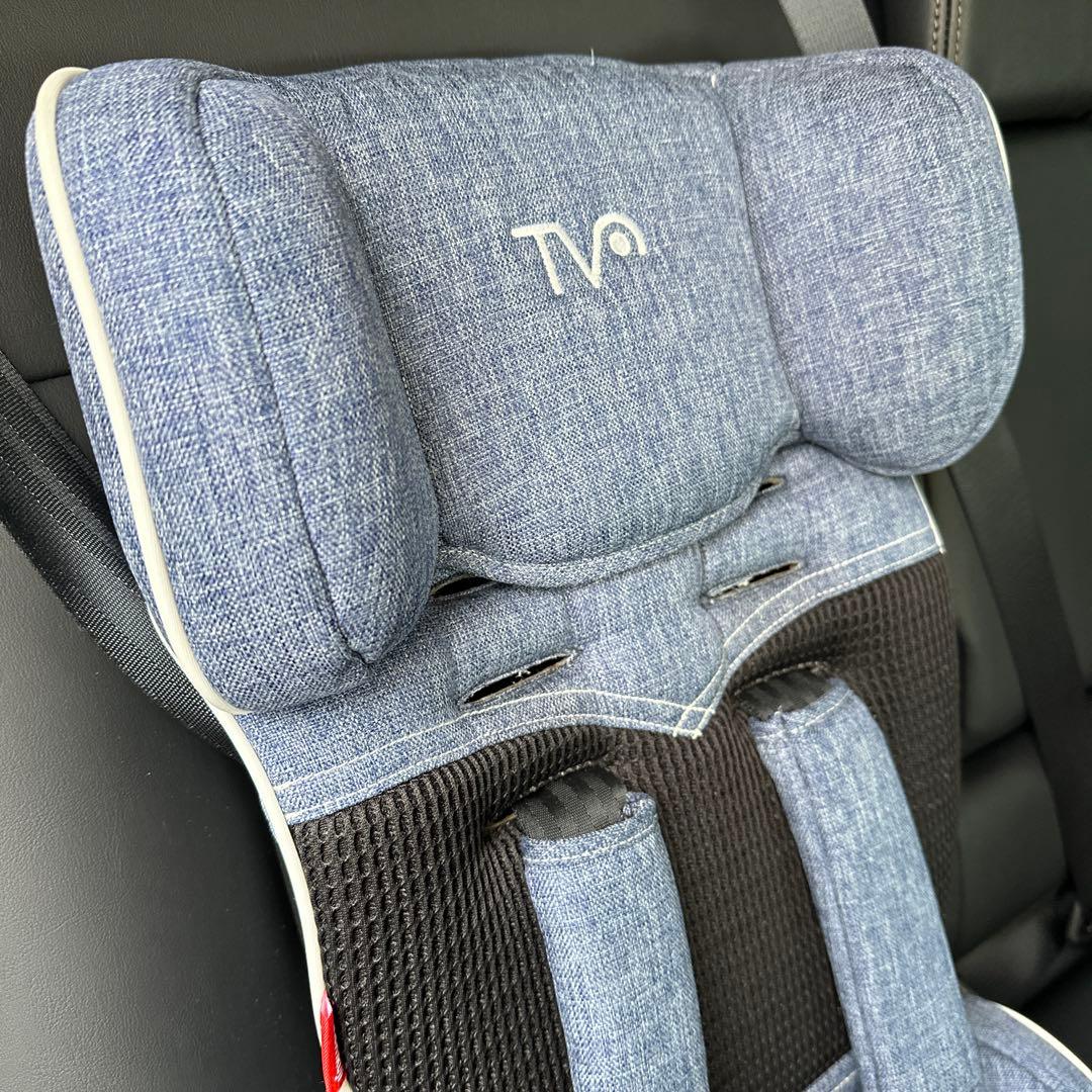 美品】日本育児 トラベルベスト ECプラス デニム チャイルドシート