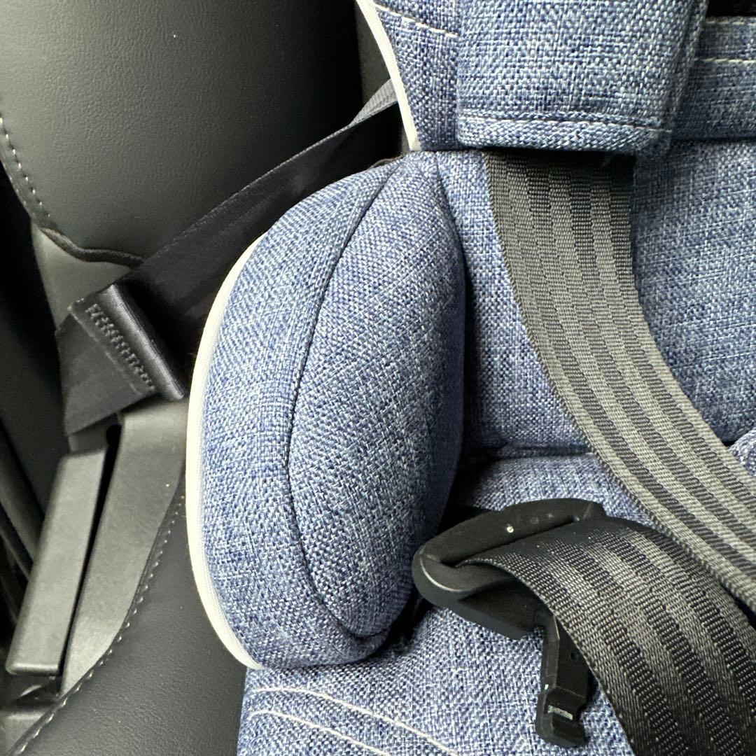 美品】日本育児 トラベルベスト ECプラス デニム チャイルドシート