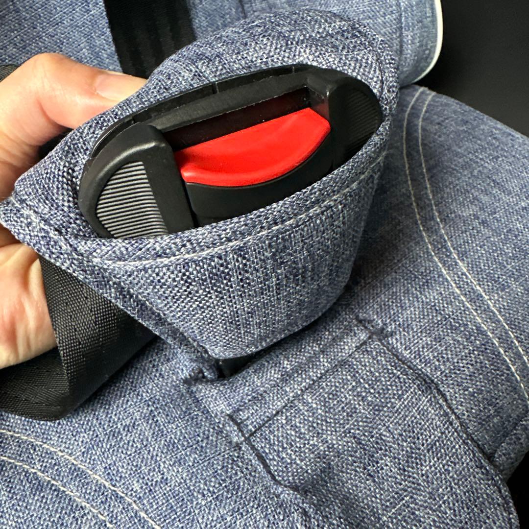 美品】日本育児 トラベルベスト ECプラス デニム チャイルドシート